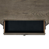 Kings Court 3-Drawer Nightstand (Sliding Top) in Grey