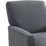 Kiwi Chair in 8077 Boucle Grey & Espresso