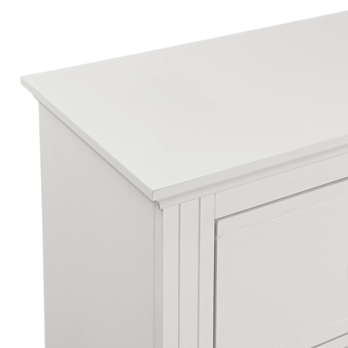 Kona 6-Drawer Dresser in White