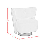 Kuga Swivel Chair in Ching Sand