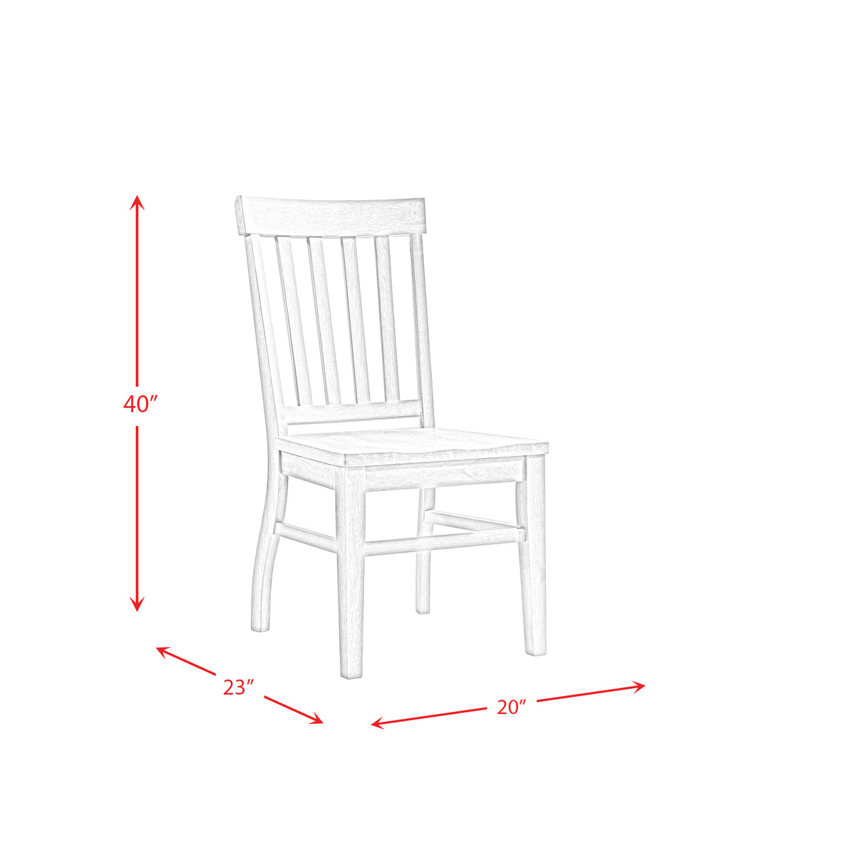 Lakeview Round 5PC Dining Set-Table & Four Chairs