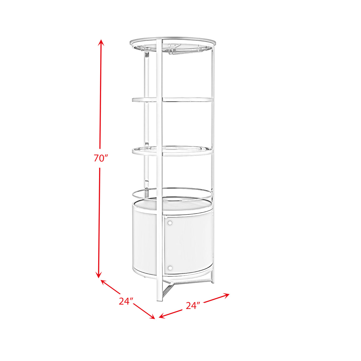Lalia Wine Rack with LED