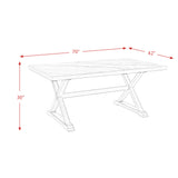 Lexi 5PC Dining Set-Table & Four Chairs