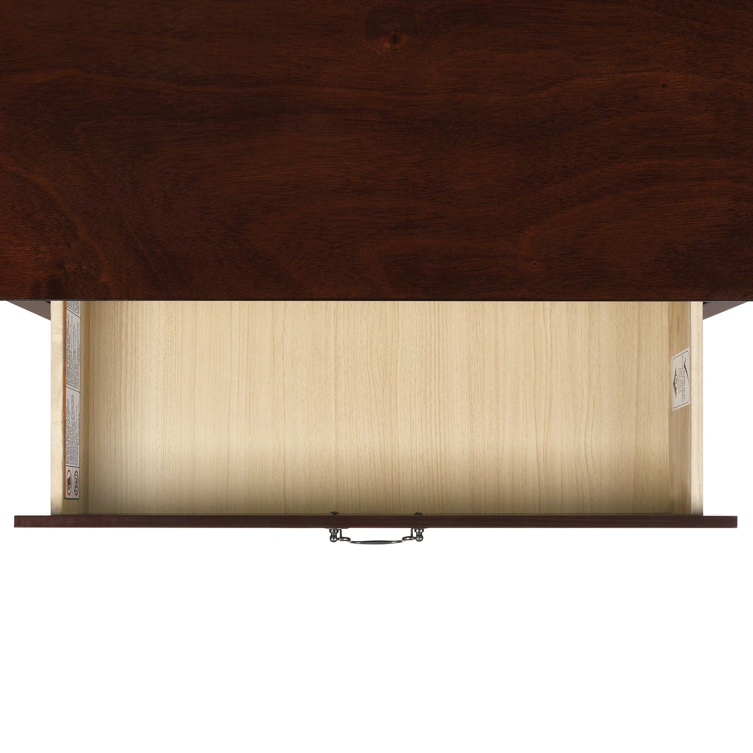 Louis Philippe 2-Drawer Nightstand in Cherry