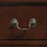 Louis Philippe 2-Drawer Nightstand in Cherry