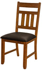 MASMA265K Slatback Uph Side Chair - Mango Finish