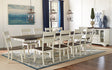 MRPCO6080 Tri-Trestle Table - Chalk/Cocoa Bean