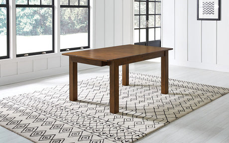 MRPRW6200 Bi-Btfly Dining Ht Table- Rustic Whiskey