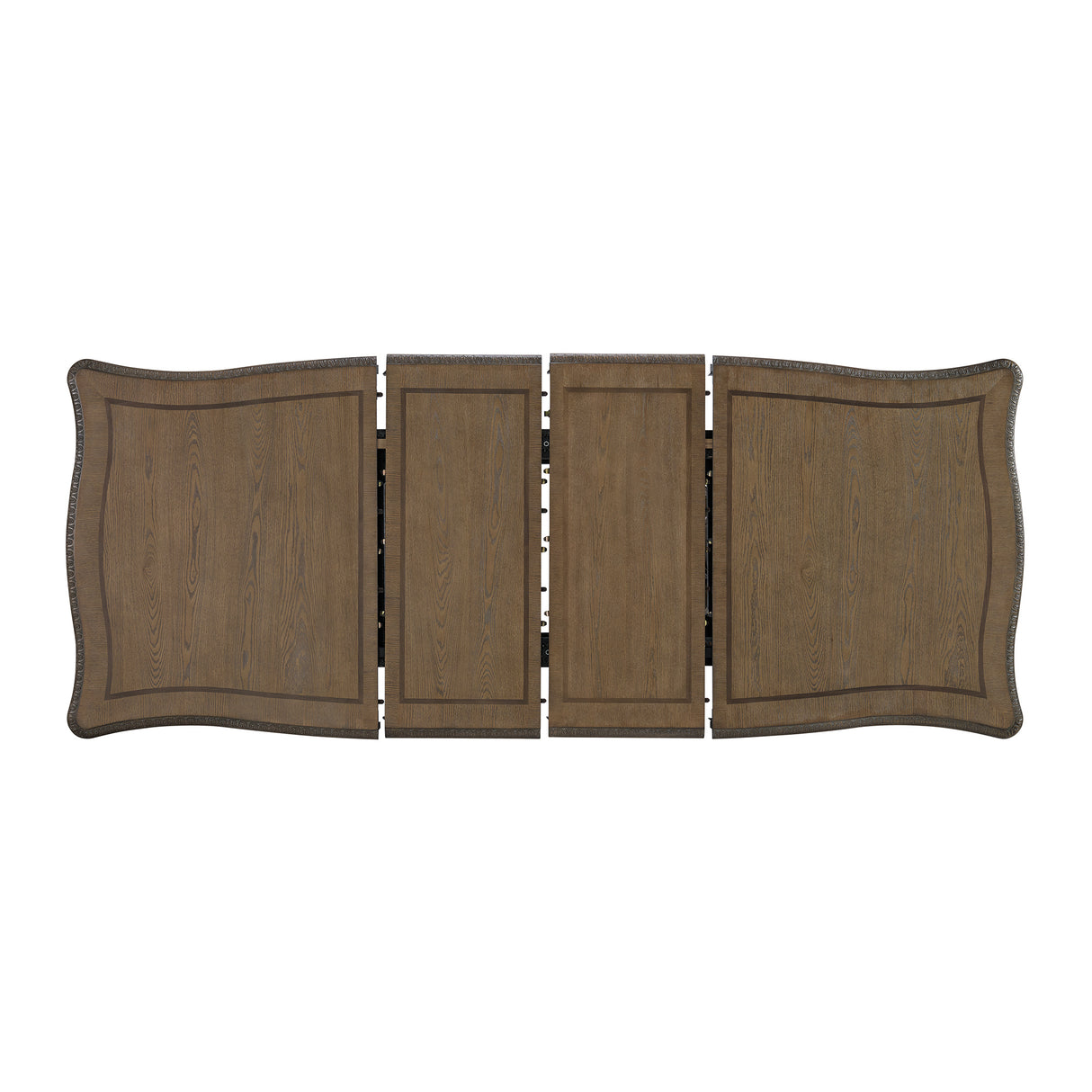 Madison Park Rectangular Dining Table with 2 18" Leaves in Walnut