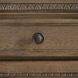 Madison Park Server and Hutch with LED in Walnut