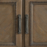 Madison Park Server and Hutch with LED in Walnut
