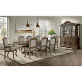 Madison Park Server and Hutch with LED in Walnut