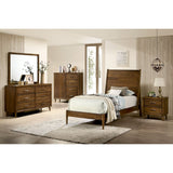 Malibu 4-Drawer Chest in Walnut