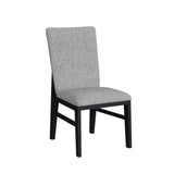 Marlene Standard Height Dining Set in Black-Table and Four Chairs