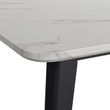 Marlene Standard Height Dining Set in Black-Table and Four Chairs
