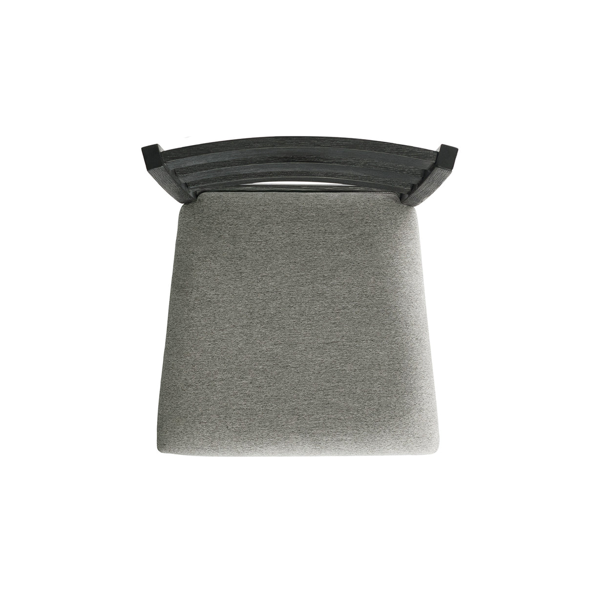 Martin Counter Side Chair with Grey Fabric - Black Finish (2 Per Carton)