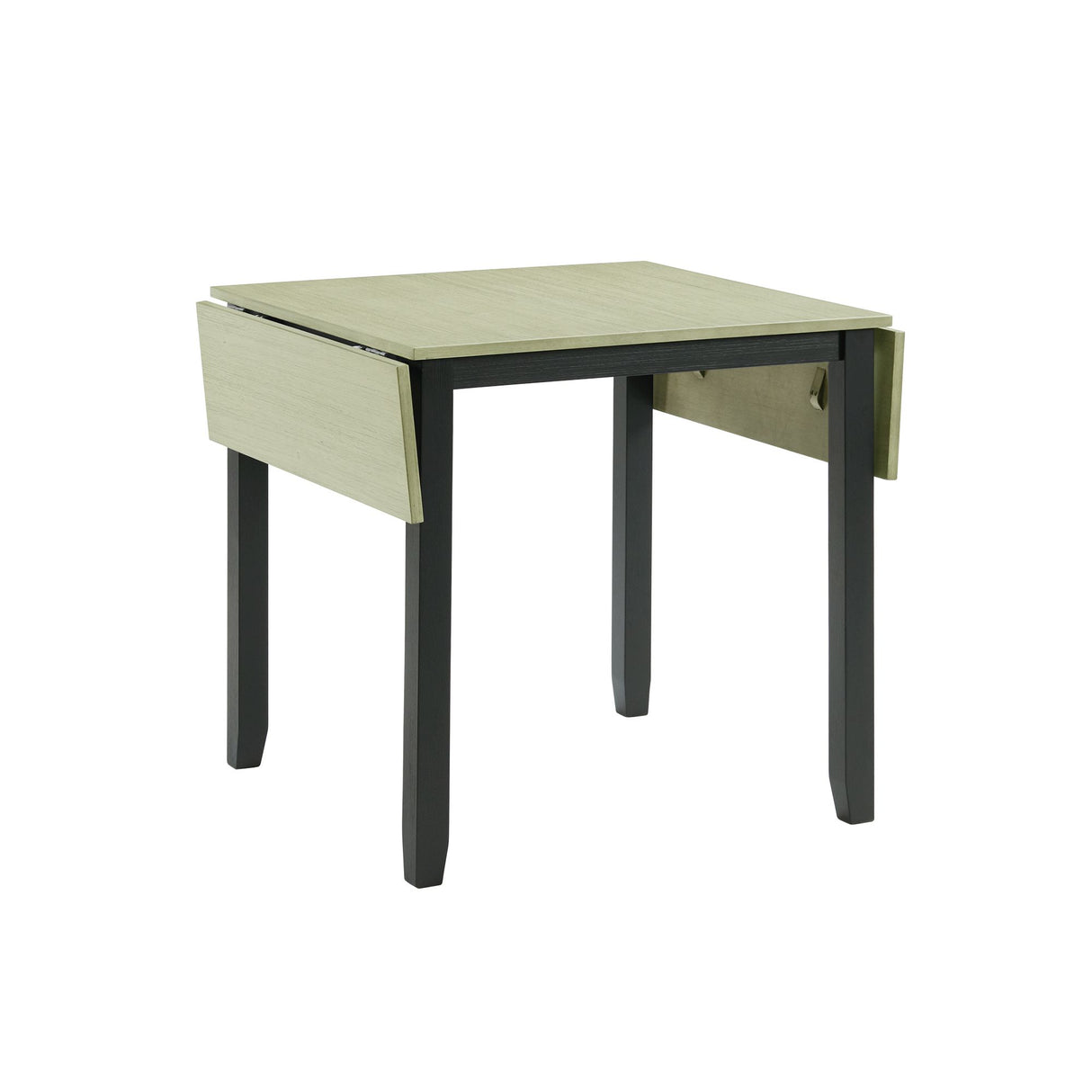 Martin 3 pc Drop Leaf Dining Set (Black Base)