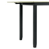 Martin 3 pc Drop Leaf Dining Set (Black Base)