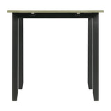Martin 3 pc Drop Leaf Dining Set (Black Base)