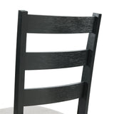 Martin 3 pc Drop Leaf Dining Set (Black Base)