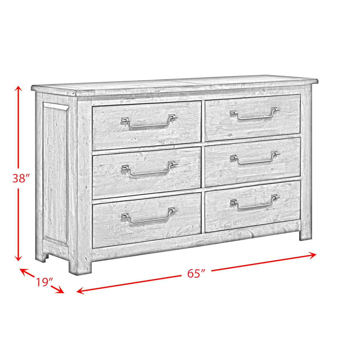 Maverick Dresser Grey