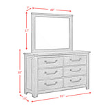Maverick Dresser & Mirror Grey
