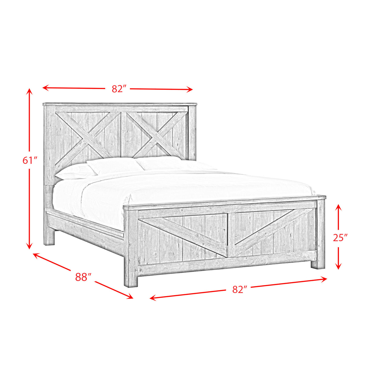 Maverick Bed Grey