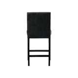 Meridian Counter Side Chair Black (2 Per Pack)