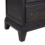 Montrose Dresser and Mirror Set in Espresso & Brown