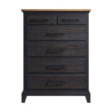 Montrose Chest in Espresso & Brown