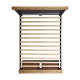 Montrose Storage Bedroom Set in Espresso & Brown
