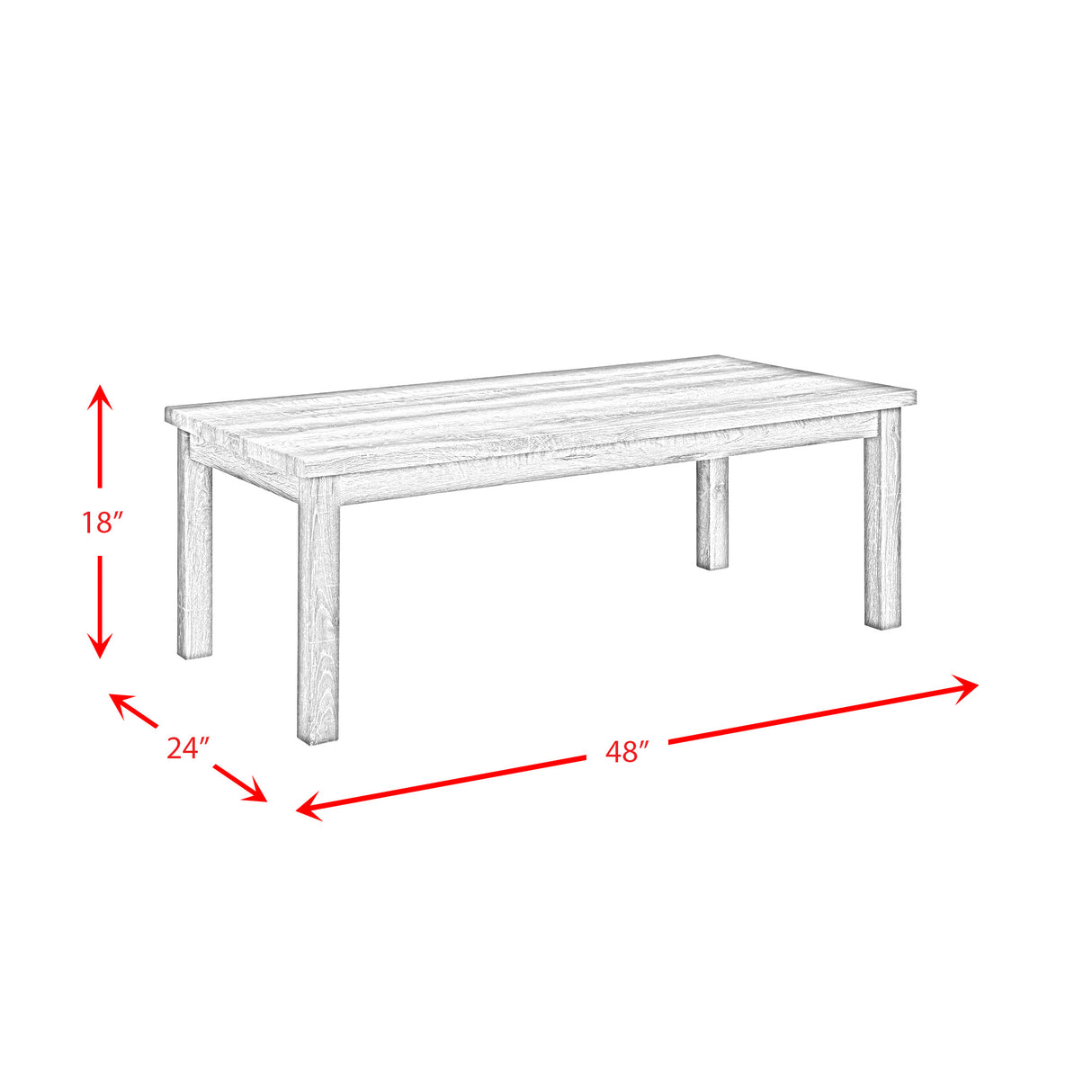 Oak Lawn Three Pack Occasional Set (Lift Top Coffee Table)