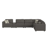 Options One 9PC Living Room Set in Palmer Plus Ash