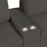 Options One 7PC Living Room Set in Palmer Plus Ash