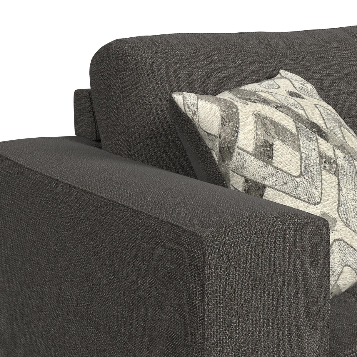 Options One 7PC Living Room Set in Palmer Plus Ash