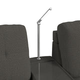Options One 8PC Living Room Set in Palmer Plus Ash with Media Console