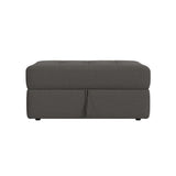 Options One Storage Ottoman in Palmer Plus Ash