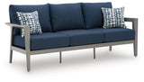 Gali Outdoor Sofa/Chairs/Table Set (Set of 4)