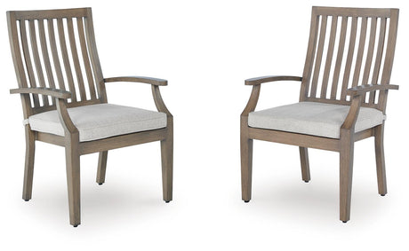 Rainier Ranch Outdoor Arm Chair with Cushion (Set of 2) image
