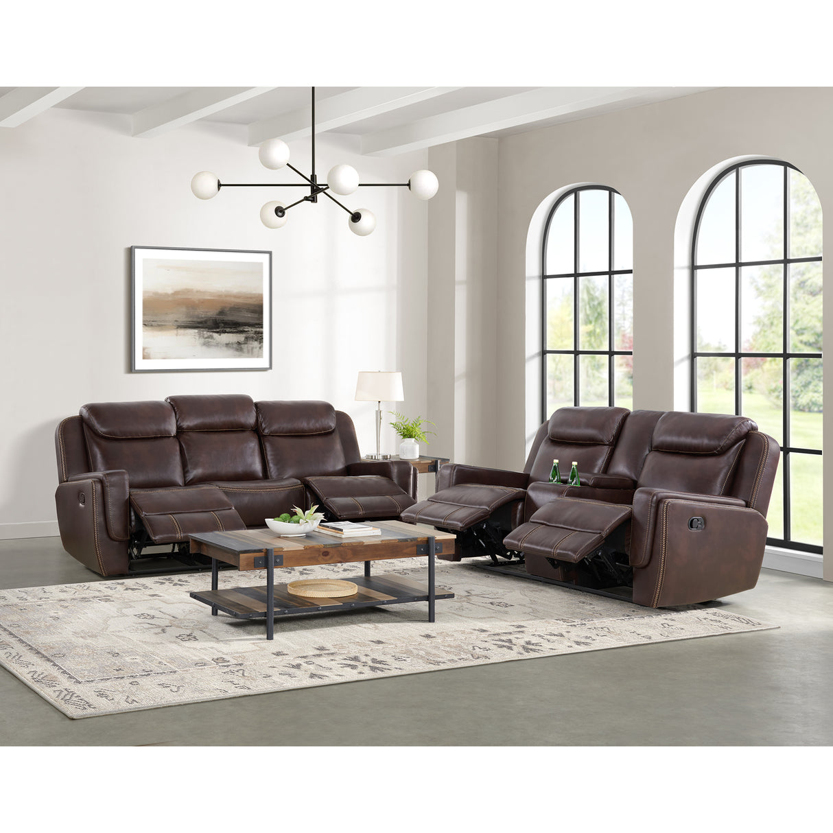 Panther Motion Sofa in Neono Brown