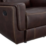 Panther 2PC Living Room Set in Neono Brown-Sofa & Loveseat
