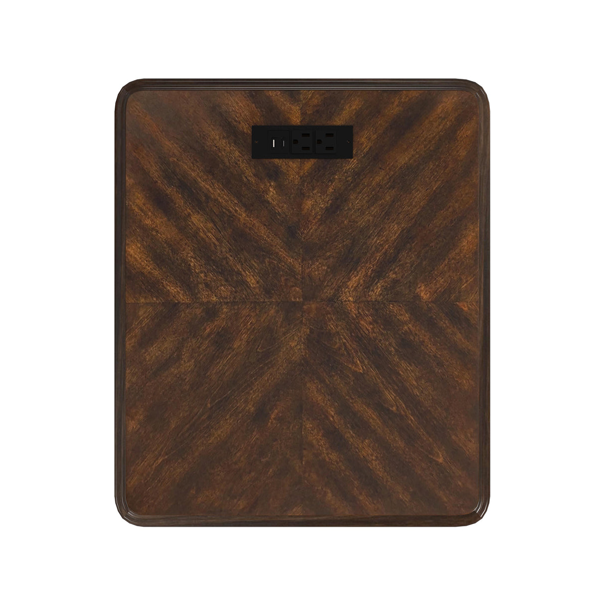 Phillipe 2-Drawer Cabinet with USB in Cherry