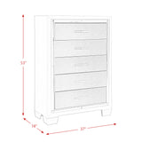 Platinum Platform Storage Bedroom Set