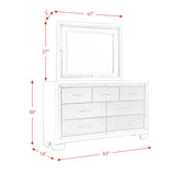 Platinum Platform Storage Bedroom Set