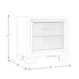 Platinum Platform Storage Bedroom Set