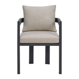 Playa Dining Chair - Dark Grey and Olefin Beige (2 Per Carton)