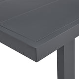 Playa Standard Height Dining Set in Dark Grey-Table and Four Chairs