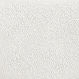 Portland Arm Chair with Snow White Fabric in Black (2 Per Carton)