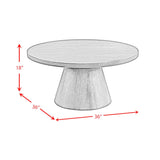 Portland 2PC Occasional Table Set in Black-Coffee Table & End Table