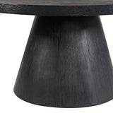 Portland Round Coffee Table in Black